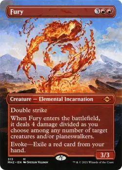 MTG Fury (Borderless) - 313 / English / Near Mint - Image 1