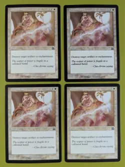 Disenchant x4 Mercadian Masques 4x Playset Magic the Gathering MTG - Image 1