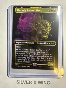The Jolly Balloon Man Borderless x1, MTG, Duskmourn: House of Horror, DSK, NM - Image 1