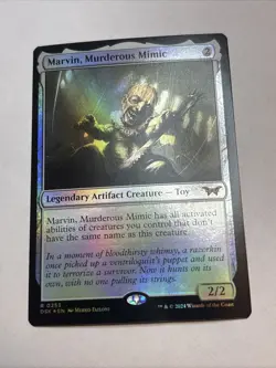 Marvin, Murderous Mimic Duskmourn: House of Horror Foil NM/LP - Image 1