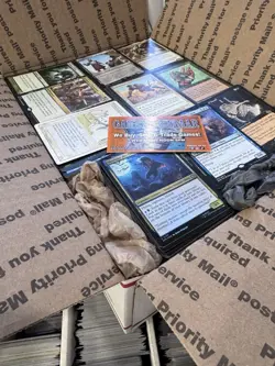 🧙17lbs+ 4200+ UNSEARCHED Magic The Gathering Bulk Lot LP/NM w/ Rares & Foils‼ - Image 1