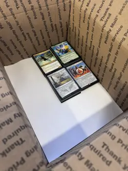 🧙17lbs+ 4200+ UNSEARCHED Magic The Gathering Bulk Lot LP/NM w/ Rares & Foils‼ - Image 2