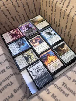 🧙17lbs+ 4200+ UNSEARCHED Magic The Gathering Bulk Lot LP/NM w/ Rares & Foils‼ - Image 4