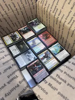 🧙17lbs+ 4200+ UNSEARCHED Magic The Gathering Bulk Lot LP/NM w/ Rares & Foils‼ - Image 5