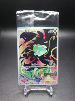 Pokemon TCG Bulbasaur 133/132 Mega Evolution Stamped Sealed Promo Card - Image 1