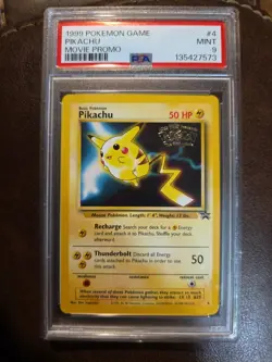 1999 Pokemon Picachu Movie Promo Psa9 - Image 2