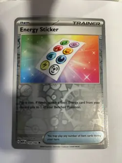 Energy Sticker 159/165 Scarlet & Violet 151 Pokemon Reverse Holo Foil Rare - Image 1