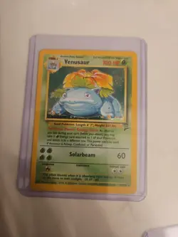 Venasaur Holo Rare - 2000 Pokemon BASE SET II 18/130 PSA 8 NM-MT - Image 2