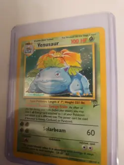 Venasaur Holo Rare - 2000 Pokemon BASE SET II 18/130 PSA 8 NM-MT - Image 3