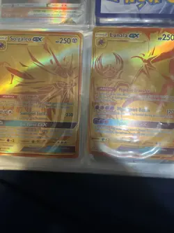 Pokemon Gold Lot Solgaleo 123/256 And A Lunala 172/156 - Image 1