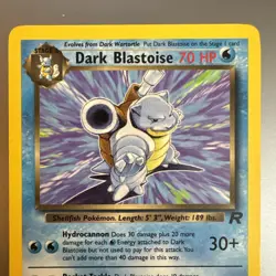 Pokemon TCG Dark Blastoise 20/82 Rare Non-Holo Lp To VNM Condition - Image 2