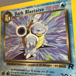 Pokemon TCG Dark Blastoise 20/82 Rare Non-Holo Lp To VNM Condition - Image 4