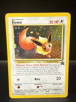Pokemon - Eevee 11/53 - Wotc - Black Star Promo Holo AM - Image 1