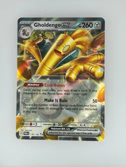 2023 Pokemon Paradox Rift Gholdengo ex 139/182 NM - Image 1