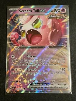 POKEMON - SCREAM TAIL EX 094/167 RARE HOLO SCARLET & VIOLET TWILIGHT MASQUERADE - Image 1
