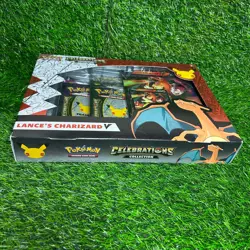 Pokemon Celebrations Lance’s Charizard V Box Sealed - Evolving Skies & Fusion - Image 3
