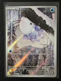 Snom 168/162 Illustration Rare IR Pokemon TCG Sv05 Temporal Forces NEAR MINT NM - Image 3