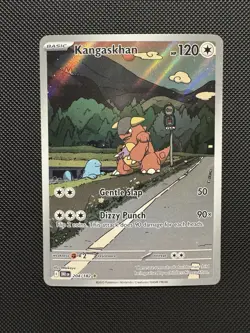 Pokemon TCG Kangaskhan 204/182 SV10: Destined Rivals Illustration Rare Near Mint - Image 1