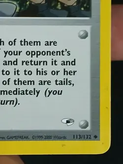 Minion of Team Rocket 1st Edition 113/132 Gym Heroes Trainer Pokemon WOTC LP - Image 5