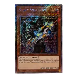 YuGiOh! Night Assailant (Platinum Secret Rare) RA03-EN139 1st Edition NM Bonanza - Image 1