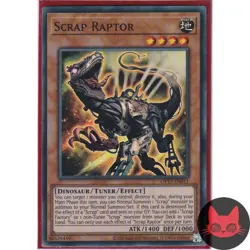 Yugioh Scrap Raptor OP17-EN011 Super Rare NM - Image 1