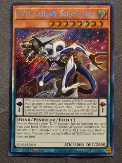 D/D Count Surveyor BLMM-EN041 Secret Rare NM 1st Edition Yu-Gi-Oh! - Image 1