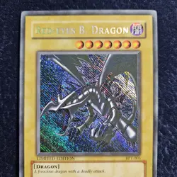 MISPRINT Red-Eyes B. Dragon BPT-005 2002 Reverse Holo Foil Limited Edition NM/LP - Image 1