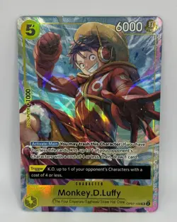 Monkey D. Luffy Card Bundle (4 Cards) | SR & Leader | One Piece TCG - Image 3