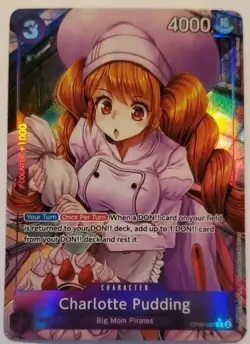 One Piece TCG Charlotte Pudding Alt Art OP08-067 Two Legends English NM - Image 1