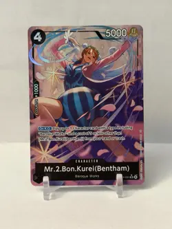Mr.2.Bon.Kurei (Bentham) (Alt Art) OP14-091 - One Piece TCG ENGLISH - Image 1