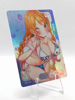 Nami - One Piece - Senpai Goddess Haven #3 - UR-018 - Bikini - Waifu Card - Image 3