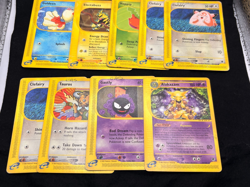 2002 Pokemon Expedition E-Reader Lot 9 Card LP-HP/Damaged Common,Rare,Uncommon - Image 2