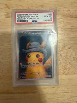 2023 Pokemon Pikachu Card Van Gogh Received As Gift, Not Sure if Authentic - Image 1
