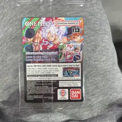 Bandai One Piece CCG Monkey D. Luffy US Voyage Promo Holo Card ST01-003 - Image 2