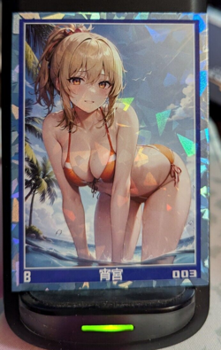 Yoimiya Genshin Impact B-003 Goddess Story Mystery Girl Waifu Anime Card - Image 1