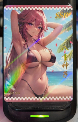 Yae Miko Genshin Impact SSR-004 Maidens Feast Goddess Story Anime Waifu Card - Image 1