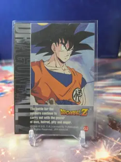 1998 Dragon Ball Z Vegeta Gold Foil Card #G2 Artbox FUNimation JPP/AMADA - Image 2
