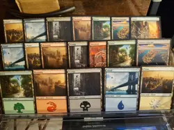 Magic the Gathering Spider-Man Trading Card Lot of 103 Land Cards - Image 4