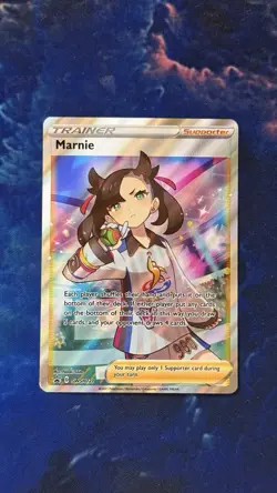 Pokemon Marnie Full Art Promo Holo SWSH: Sword & Shield SWSH121 Card - Image 1