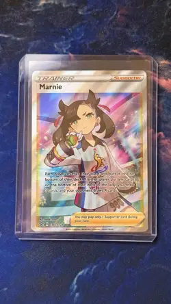 Pokemon Marnie Full Art Promo Holo SWSH: Sword & Shield SWSH121 Card - Image 3