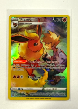 Flareon TG01/TG30 SWSH09: Brilliant Stars Trainer Gallery Pokemon Card NM - Image 3