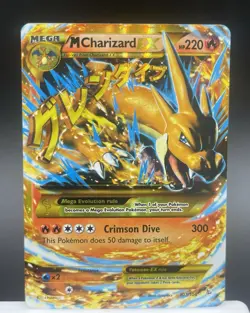 Pokemon M Charizard EX Secret Holo Rare Card 107/106 XY - Image 1