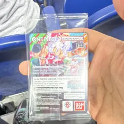 Bandai One Piece Card Game Monkey.D.Luffy Promo Holo College Basketball US Tour - Image 2