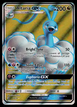 Pokemon Card - Altaria GX Dragon Majesty 68/70 Ultra Rare - Image 1