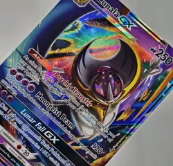 Pokemon Card Lunala GX SM17 Black Star Promo HOLO RARE - NM - Image 3