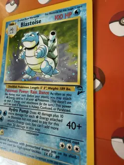 1999 Blastoise Holo Foil Rare Pokemon TCG Card Base Set 2, WOTC, 2/130 - Image 2