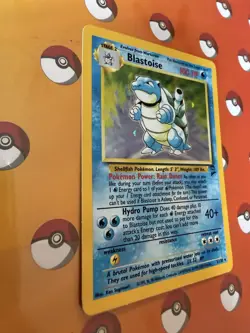 1999 Blastoise Holo Foil Rare Pokemon TCG Card Base Set 2, WOTC, 2/130 - Image 3