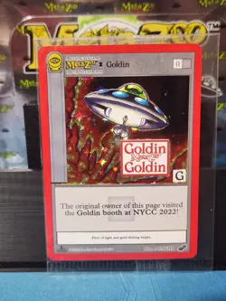 MetaZoo Seance x GOLDIN Holo Promo Card New Sealed UFO 2022 NYCC Exclusive NM/M - Image 1