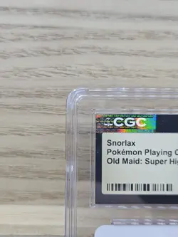 Snorlax Japanese 2023 Old Maid Graded CGC Pristine 10 Pokemon Playing Card - Image 2