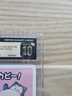 Snorlax Japanese 2023 Old Maid Graded CGC Pristine 10 Pokemon Playing Card - Image 5